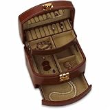 Tri-level Leather Jewelry Case