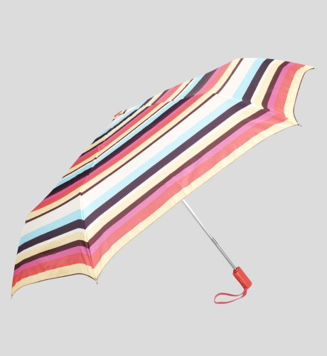 Automatic Bold Stripe Slimline Umbrella