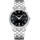 [ハミルトン]HAMILTON Jazzmaster Thinline 42mm (ジャズマスター シンライン 42mm) ブラックダイアル SSブレス H38511133 メンズ 【正規輸入品】