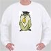 Sweatshirt with bird, owl, hat Small White