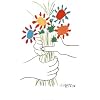 (24x36) Pablo Picasso Petite Fleurs Art Print Poster