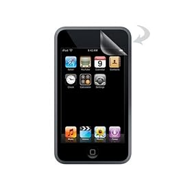 Apple Ipod Touch 8GB 16GB Premium Ultra- Clear Reusable LCD Screen Protector with Lint Cleaning... by iPod