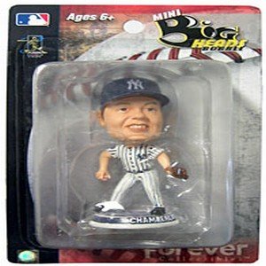 New York Yankees Joba Chamberlain 3.5 inches Mini Big Head Bobble Head (Quantity of 1)