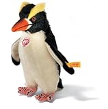 Eigenschaften Steiff 064531 / Steiff 64531 - Hippie Pinguin Mohair 25 schwarz weiss stehend