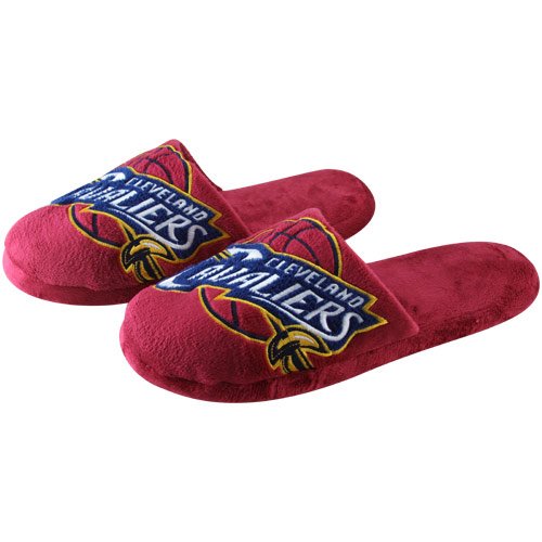 Cleveland Cavaliers Wine Big Logo Slide Slippers (Large)