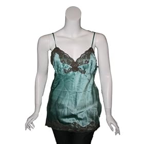 GOLD HAWK Niagara Blue Silk Tunic Cami