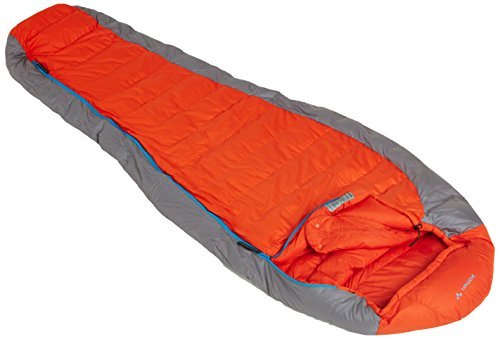Vaude Cheyenne 500 Sleeping Bag with Left Zip, Orange by VAUDE