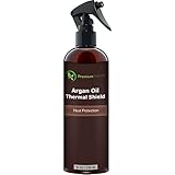 Argan Oil Hair Protector 100% Organic Spray, -8 Oz- Protects & Heals Hair from Heat, Flat Iron, Blow Dryer, By Premium Nature