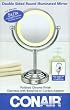 Conair Classique Double-Sided Lighted Makeup Mirror with 5x Magnification