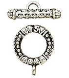 Metal Toggle Clasp - Large 3PK/Silver