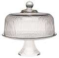 Anchor Hocking Monaco Cake Set with Ribbed Dome