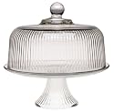 Anchor Hocking Monaco Cake Set with Ribbed Dome