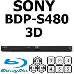 SONY BDP-S480Codefre f�r Blu Ray & DVD - Blu Ray Zone A/B/C & DVD Region 012345678 PAL/NTSC All Zone Multi Region Code Free DVD BLU RAY PLAYER. DivX XviD AVI and MKV Playback and Support. 100~240V 50/60Hz comes with EU & UK plugs (Free HDMi Cable)