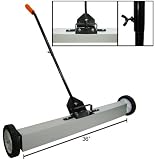 New 36 Rolling Magnetic Sweeper Pick Up Tool Magne Picks Up To 30lbs