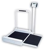 Detecto Digital Stationary Wheelchair Scale, in Pounds and Kilograms, Model 6495