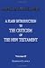Book A Plain Introduction to the Criticism of the New Testament: For the Use of Biblical Students. Volume 2