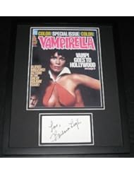 Entertainment Memorabilia: Barbara Leigh Signed Framed 11x14 Photo Display Vampirella