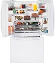 PFSF5NJXWW GE Profile 25.1 Cu. Ft. French Door Bottom-Freezer Refrigerator with External Water Dispenser - White