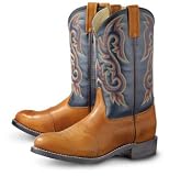 Men's Acme® Stockman Work Pull-ons Tan / Blue
