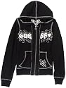 Guess Girls 7-16 Hoodie With Leather Applique