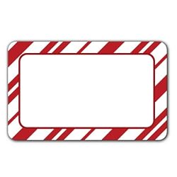 Candy Cane  Stripe - Adhesive Labels