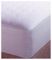 Croscill Pima Cotton Stripe King Mattress Pad