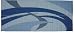 Reversible RV Patio Mat Camping Outdoor Mat With Carry Bag-159123 / 9x12 Blue and Gray Swirl Pattern Mat