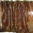 Beaded Sari Curtains Organza Drapes Dusty Gold Window Panel