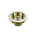 Heavy-Duty Kitchen Strainer - Polished Brass