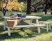 Log Picnic Table