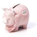 Nat and Jules My First Piggy Bank, Large, Pink