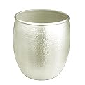 Fieldcrest® Luxury Wastebasket - Hammered Silver