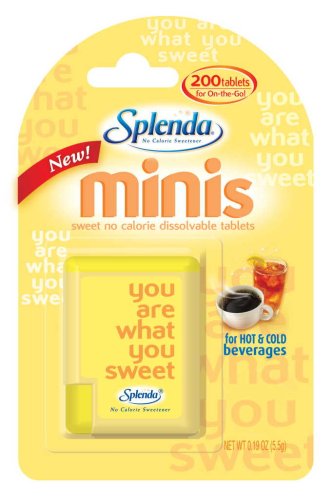 Childrens Toyshop  Health & Personal Care : Splenda Minis, Sweet No Calorie Dissolvable Tablets 200-Count Dispenser (Pack of 4)