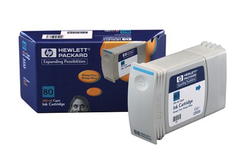 HP C4846A No. 80 Inkjet Cartridge (Cyan)