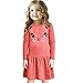 2016 Baby Girls Kids Casual Cat Printed Dresses Children Clothing Princess Dress