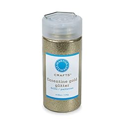 Martha Stewart Crafts Fine Glitter, Florentine Gold, 4.58 Ounces