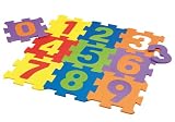 Happy People 63055 - EVA Zahlenpuzzle, Spielmatten mit Zahlen, 10 St&uuml;ck - Happy People