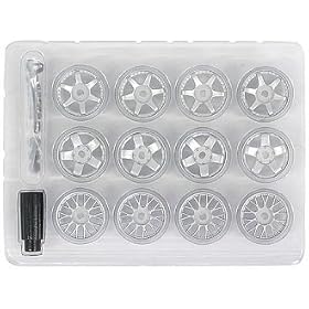 Radio Remote Controlled Wheel Upgrade Set (1:28 scale by Xmods) in