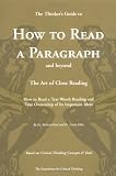 Thinkers Guide Series / How to Read a Paragraph
