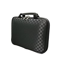 CaseCrown Double Memory Foam Thin Pouch Case for Samsung NC10-14GB 10.2-Inch Netbook - Check Style