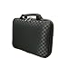 Toshiba Satellite A305-S6908 15.4-Inch Laptop Double Memory Foam Thin Pouch Case - Checkered