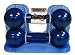 8 pound each vinyl coated dumbbells Vinyl coated for comfortable hand grip Non marking vinyl coating 2 dumbbells per pack