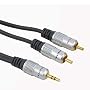 Hama 2 Phono Plug - 3.5mm Stereo Plug 2mtr