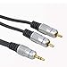 Hama 2 Phono Plug - 3.5mm Stereo Plug 2mtr