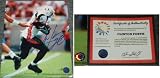 Clinton Portis Miami Hurricanes Action 8x10 Autographed Photograph