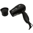 Jerdon JHD71B 1600-Watt Dual Voltage Hair Dryer, 1600 Black
