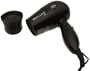 Jerdon JHD71B 1600-Watt Dual Voltage Hair Dryer, 1600 Black