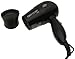 Jerdon JHD71B 1600-Watt Dual Voltage Hair Dryer, 1600 Black