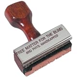 Free Matter for the Blind Rubber Stamp