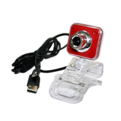 Red Square Clip-On Webcam + Mic 5MP